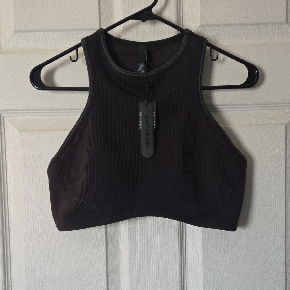 SKIMS NIKE Ribbed Seamless Racer Front Bra